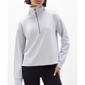 Athleta Seasoft 1/4 Zip Sweatshirt